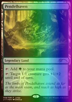 MTG Magic the Gathering Pendelhaven (8/9) Judge Gift Cards 2017 NM FOIL - Image 1