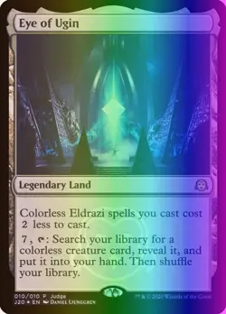 MTG Magic the Gathering Eye of Ugin (10/10) Judge Gift Cards 2020 LP FOIL - Image 1