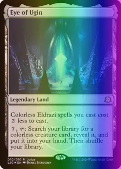 MTG Magic the Gathering Eye of Ugin (10/10) Judge Gift Cards 2020 DMG FOIL - Image 1