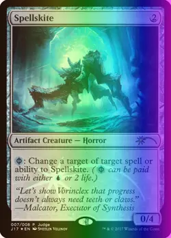 MTG Magic the Gathering Spellskite (7/9) Judge Gift Cards 2017 LP FOIL - Image 1