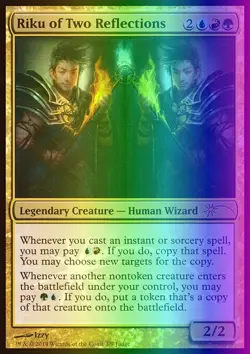 MTG Riku of Two Reflections (3/14) Judge Gift Cards 2014 LP FOIL - Image 1