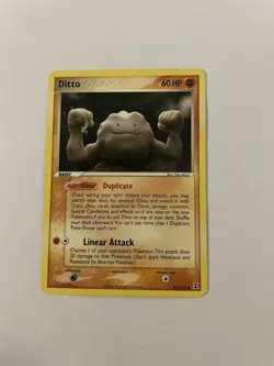Pokemon TCG EX Delta Ditto (Geodude) Regular Common Card 62/113 P3 - Image 1