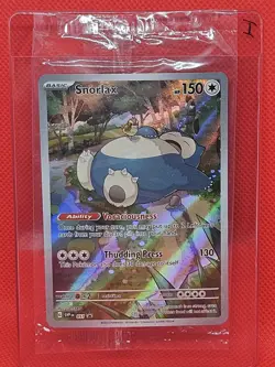 Snorlax SVP EN 051 Black Star Promo Scarlet & Violet Pokemon 151 Card Sealed (I) - Image 1