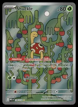 Cards Shuckle 136/132 Mega Evolution Illustration Rare NM - Image 1