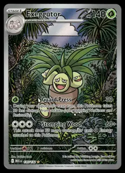 Pokemon Cards Exeggutor 135/132 Mega Evolution Illustration Rare NM - Image 1