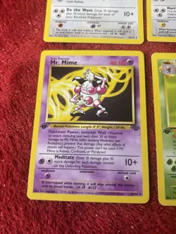4 1st Edition Non Holo Wotc Pokemon Cards From Jungle Set 1999 Lp-Mp - Image 3