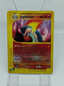 Typhlosion 65/165 Expedition E-Series Reverse Holo Rare Pokemon Card TCG MP - Image 1