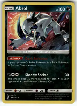 Absol 88/181 SM - Team Up LP Pokemon Card TCG - Image 1