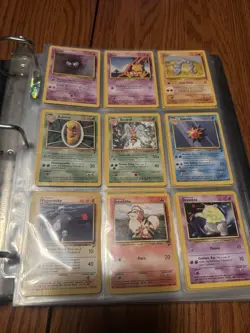 40 Pokemon Base Set 2 Cards – Vintage WOTC Bulk Lot Commons Lightly Played - Image 1