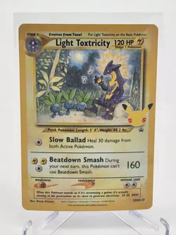 Light Toxtricity - SWSH137 Sword & Shield Black Star Promo Card - NM - POKEMON - Image 1