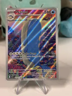 Wailord 162/159 - Illustration Rare - SV09: Journey Together - Pokemon Card - NM - Image 1