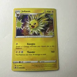 2021 SWSH Pokemon Card Jolteon Holo Promo Nintendo Sword Shield - Image 4