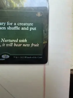 MTG Magic The Gathering Dominaria Remastered Borderless Foil #442 Worldly Tutor - Image 3