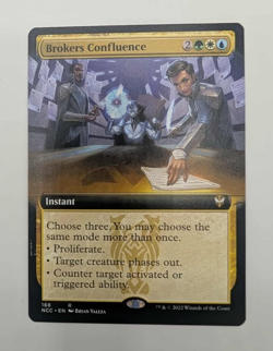 Brokers Confluence Extended Art 168 Streets of New Capenna NM MTG English - Image 1