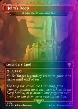 Shinka, the Bloodsoaked Keep (374/626) LTC NM FOIL- Alternate Name - Image 1