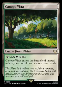 Canopy Vista (298/445) The Lord of the Rings Tales of Middle-earth Commander NM - Image 1