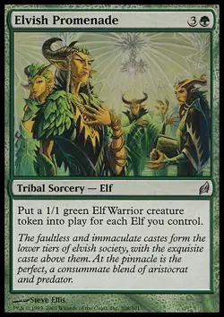 MTG Magic the Gathering Elvish Promenade (208/312) Lorwyn LP - Image 1