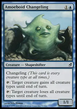 MTG Magic the Gathering Amoeboid Changeling (51/312) Lorwyn LP - Image 1