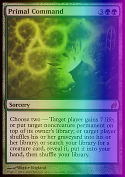 MTG Magic the Gathering Primal Command (233/312) Lorwyn LP FOIL - Image 1
