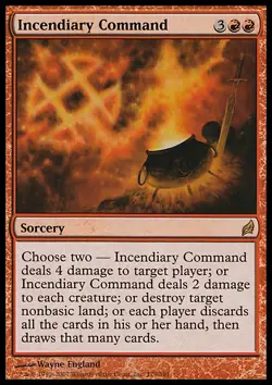 MTG Magic the Gathering Incendiary Command (179/312) Lorwyn LP - Image 1