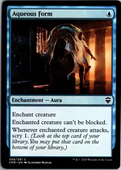Aqueous Form C Commander Legends 56 NM Magic - Image 1