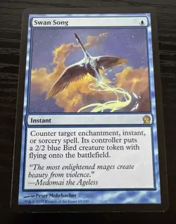 Swan Song - Theros MTG Magic the Gathering - Image 1
