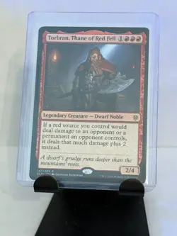 Torbran, Thane of Red Fell Throne of Eldraine Regular Magic: The Gathering MTG - Image 1