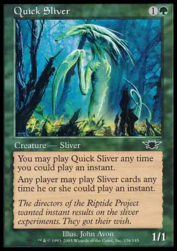 MTG Magic the Gathering Quick Sliver (136/145) Legions MP - Image 1