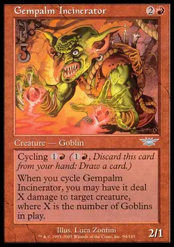 MTG Magic the Gathering Gempalm Incinerator (94/145) Legions LP - Image 1