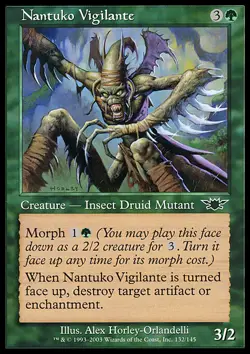 MTG Magic the Gathering Nantuko Vigilante (132/145) Legions LP - Image 1