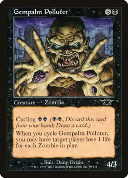 MTG Magic the Gathering Gempalm Polluter (70/145) Legions HP - Image 1