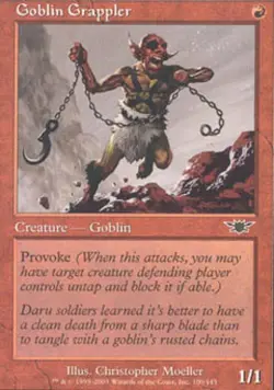 Goblin Grappler -Foil Medium Play MTG Legions - Image 1