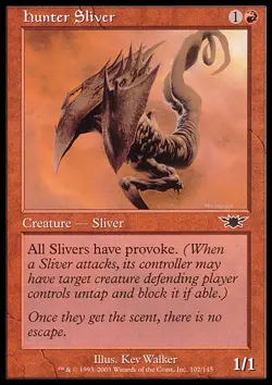 MTG Magic the Gathering Hunter Sliver (102/145) Legions LP - Image 1