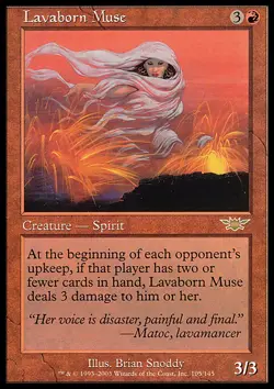 Magic the Gathering MTG Lavaborn Muse (105) Legions HP - Image 1