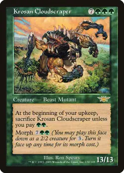 MTG Magic the Gathering Krosan Cloudscraper (130/145) Legions MP - Image 1