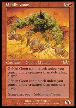 MTG Magic the Gathering Goblin Goon (99/145) Legions LP - Image 1