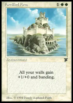 MTG Magic the Gathering Fortified Area (14/310) Legends LP - Image 1