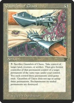 MTG Magic the Gathering Gauntlets of Chaos (278/310) Legends MP - Image 1