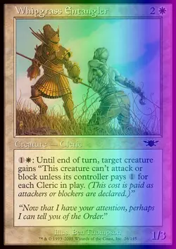 Magic the Gathering MTG Whipgrass Entangler (26) Legions LP FOIL - Image 1