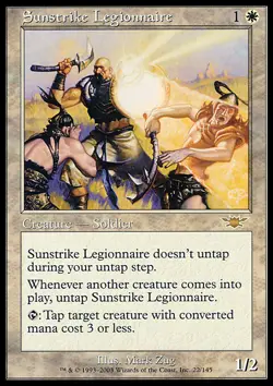 MTG Magic the Gathering Sunstrike Legionnaire (22/145) Legions LP - Image 1