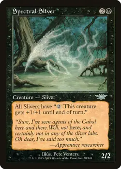 MTG Magic the Gathering Spectral Sliver (83/145) Legions LP - Image 1