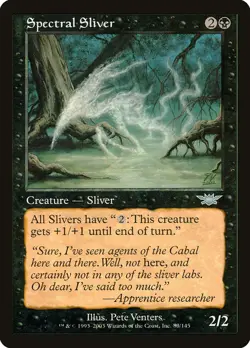 MTG Magic the Gathering Spectral Sliver (83/145) Legions HP - Image 1