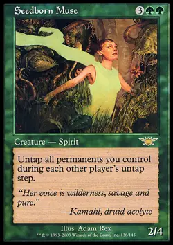 MTG Magic the Gathering Seedborn Muse (138/145) Legions LP - Image 1