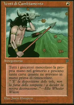 Magic the Gathering MTG Winds of Change (172) Legends Italian LP - Image 1