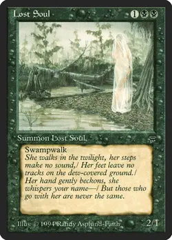 MTG Magic the Gathering Lost Soul (111/310) Legends LP - Image 1