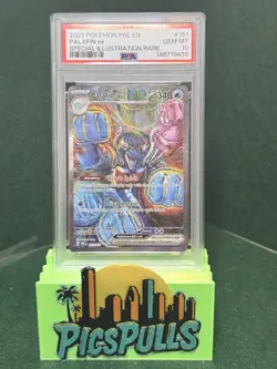 Pokemon TCG Palafin EX 151/131 Prismatic Evolutions SIR PSA 10 FREE SHIPPING - Image 1