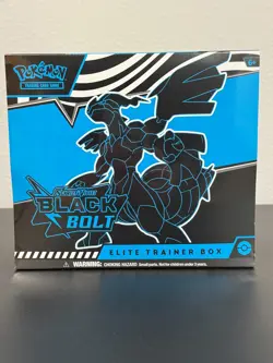 FACTORY SEALED Pokemon TCG Black Bolt Elite Trainer Box (ETB) - Image 1