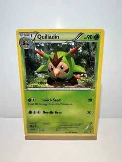 Quilladin 4/39 Kalos Starter Set Pokemon Moderately Played - Image 1