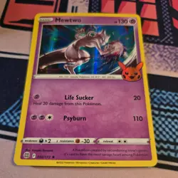 Mewtwo 056/172 Holo Rare Halloween Trick or Trade 2022 Pokemon Card TCG - Image 4