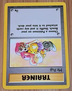 Mr. Fuji # 58/62 Uncommon Trainerkarte Fossil 2000 Pokemon EN Near Mint Vintage - Image 2